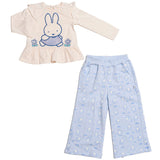 Conjunto para Niña 2 Piezas Miffy® | Blusa con Olanes y Pantalón Palazzo Estampado