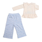 Conjunto para Niña 2 Piezas Miffy® | Blusa con Olanes y Pantalón Palazzo Estampado