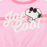 Conjunto Deportivo para Niña 2 Piezas Snoopy® Joe Cool | Sudadera y Pantalón Palazzo Rosa Peanuts®