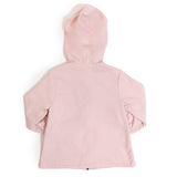 Adorable chamarra color rosa palo con bordado de "smile everyday"