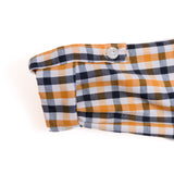Conjunto de Niño Camisa de Cuadros Manga Corta + Pantalón Negro | Outfit Fresco y Elegante para Bebé