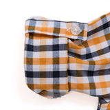 Conjunto de Niño Camisa Cuadros Mostaza + Pantalón Negro | Ropa de Bebé Elegante y Cómoda