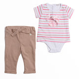 pañalero de Rayas y Pantalón para Bebé