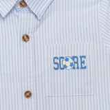 Conjunto de Niño Camisa Rayada Score | Elegancia Casual para Pequeños Campeones