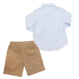 Conjunto de Niño Camisa Rayada Score | Elegancia Casual para Pequeños Campeones