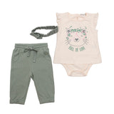 Conjunto Bebé Niña “Full of Love” con Diadema