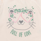 Conjunto Bebé Niña “Full of Love” con Diadema