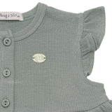 Conjunto para Bebé Niña | Vestido Texturizado con Leggings y Diadema