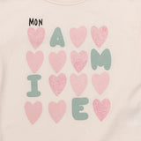 Conjunto para Niña | Playera “Mon Amie” con Short Texturizado y Scrunchie