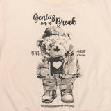Conjunto “Genius Bear” – Falda con Sudadera para Niña