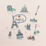 Conjunto Niña “I ❤️ Paris” con Leggings Estampados
