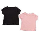 Playera Rib Niña Moñitos & Lazo –