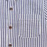 Conjunto de 3 piezas de camisa de rayas, playera de colores y pantalón de mezclilla B2N