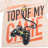 Conjunto de Niño con Camisa de Mezclilla con Capucha + Playera Gamer + Pantalón Negro | Outfit Urbano y Divertido para Bebé