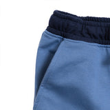 Conjunto Niño Polo Blanca y Short Bicolor Azul | Outfit Veraniego y Cómodo