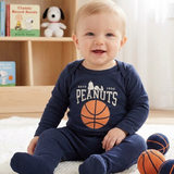 Conjunto para Bebé Niño Peanuts® 3 Piezas | Playera, Pañalero y Pantalón