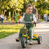 Conjunto Deportivo para Niño 2 Piezas B2N® | Chamarra Tipo Varsity y Pants Jogger Verde