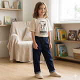Conjunto de Niña Snoopy® Built Different | Playera Peanuts y Jeans Wide Leg