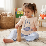Conjunto para Niña 2 Piezas Miffy® | Blusa con Olanes y Pantalón Palazzo Estampado