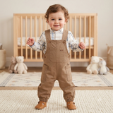 Conjunto de Overol y Camisa para Niño