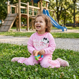 Conjunto Deportivo para Niña 2 Piezas Snoopy® Joe Cool | Sudadera y Pantalón Palazzo Rosa Peanuts®