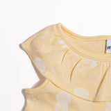 Vestido manga corta color amarillo con personaje de Miffy