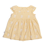 Vestido manga corta color amarillo con personaje de Miffy