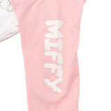 Conjunto de Jumper Miffy con Blusa Rosa de Manga Larga | Estilo Dulce y Lúdico para Bebé Niña