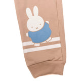Conjunto Miffy para Bebé con Sudadera Azul + Pants Beige | Look Cálido y Tierno con Personaje Licenciado
