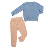 Conjunto Miffy para Bebé con Sudadera Azul + Pants Beige | Look Cálido y Tierno con Personaje Licenciado