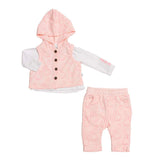 Conjunto para Bebé Niña Miffy® 3 Piezas | Chaleco con Capucha, Playera y Pantalón