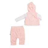 Conjunto para Bebé Niña Miffy® 3 Piezas | Chaleco con Capucha, Playera y Pantalón