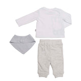 Conjunto para Bebé 3 Piezas Miffy® | Playera de Manga Larga, Pantalón y Babero
