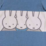 Conjunto de Niño Miffy Azul con Short Gris Jaspeado | Outfit Divertido y Fresco para el Verano