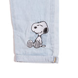 Conjunto de 3 piezas  Playera manga corta playera rosa y blanca, y un pantalón de mezclilla