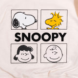 Conjunto 2 piezas  de sudadera con estampado de Snoopy y pantalón rosas