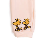 Conjunto 2 piezas de pants y sudadera color rosa con estampado de Snoopy Live