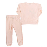 Conjunto 2 piezas de pants y sudadera color rosa con estampado de Snoopy Live