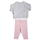 Conjunto Snoopy® para Bebé Niña | Sudadera "Positive Vibes" + Leggings Rosa