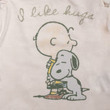 Conjunto de 2 piezas de mameluco de manga larga con leggings estampados con el personaje de Snoopy