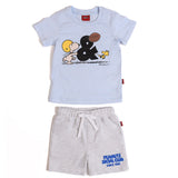 Conjunto Snoopy® para Niño Playera Azul con Short Deportivo | Outfit Fresco y Casual