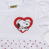 Vestido Body Snoopy® Corazones – Bebé Niña