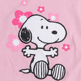 Conjunto Snoopy® para Niña Playera Rosa con Olanes + Short Verde Olivo | Outfit Fresco y Casual