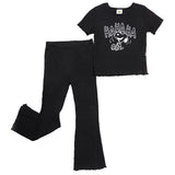 Conjunto de Niña Snoopy® Haha | Set Rib Acampanado con Licencia Oficial
