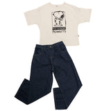 Conjunto de Niña Snoopy® Built Different | Playera Peanuts y Jeans Wide Leg