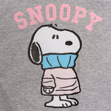 Conjunto de Niña Sudadera Snoopy Gris con Capucha + Pants Rosa Claro | Look Casual y Con Licencia Oficial