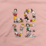 Sudadera Rosa con Gorro y Estampado LOVE Peanuts® | Sudadera Suave para Niña