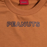 Conjunto 2 piezas de sudadera color marrón de Peanuts y pantalón de mezclilla