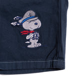 Set de 2 piezas playera manga corta con estampado y shorts Snoopy Marinero