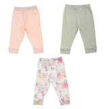 Set de 3 piezas pantalones para bebe